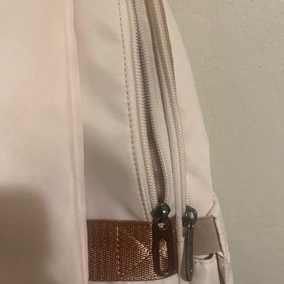Cream and Brown  back pack main image 8